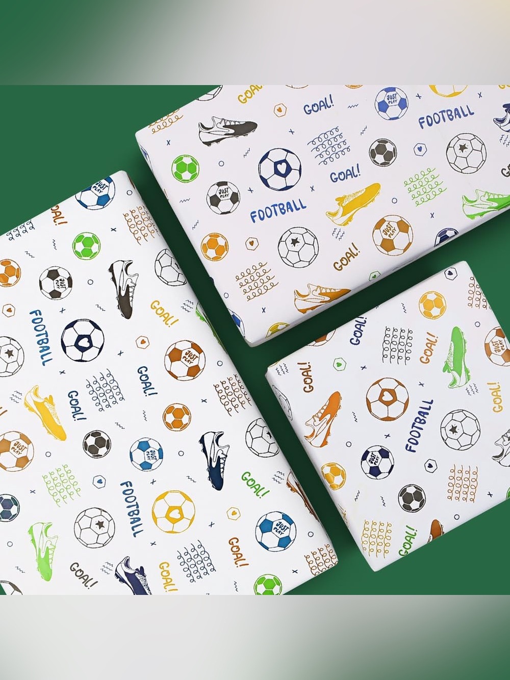 Sports Themed Gift Wrap Sheets (10)